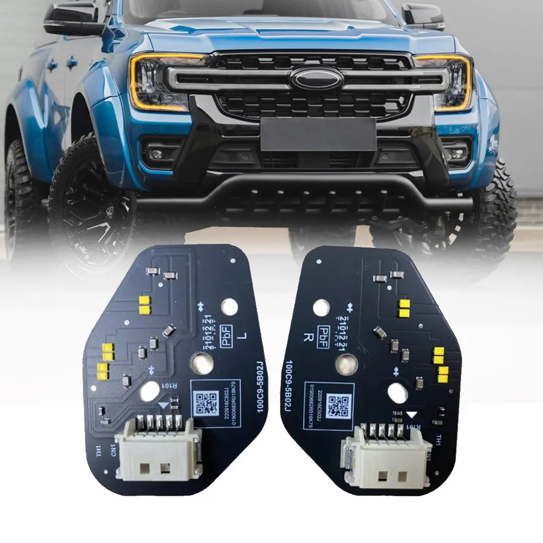 Ranger T9 Next Gen (22-On) Lemon Yellow DRL LED Headlight Modules Max Motorsport