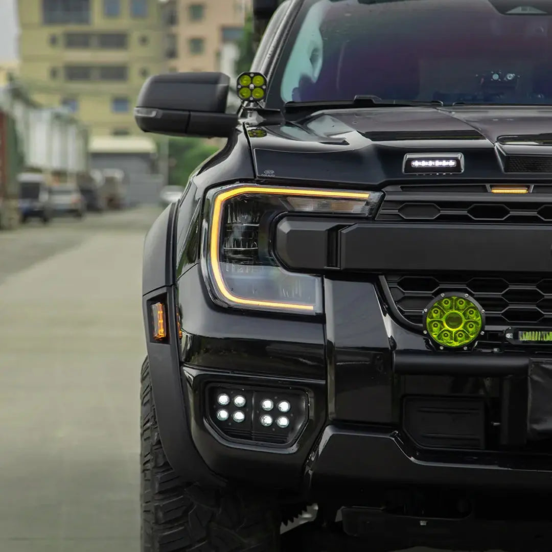 Ranger T9 Next Gen (22-On) Lemon Yellow DRL LED Headlight Modules Max Motorsport