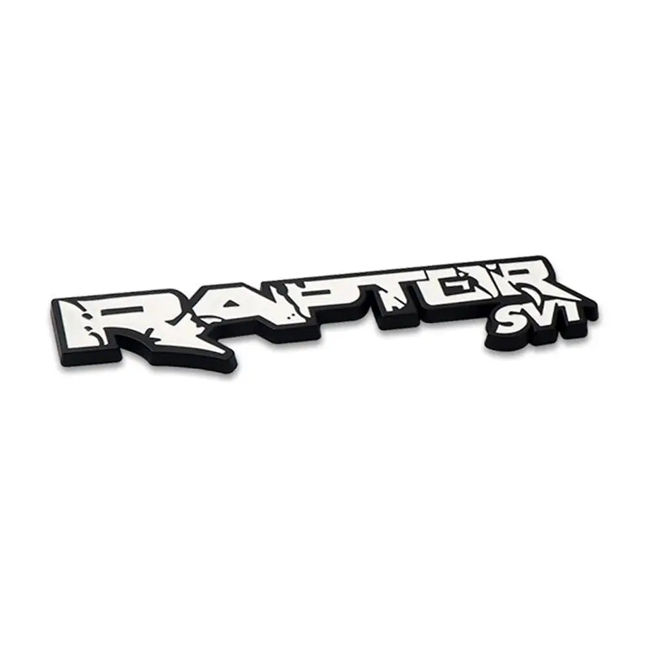 Raptor SVT Metal Badge - Black & White Max Motorsport