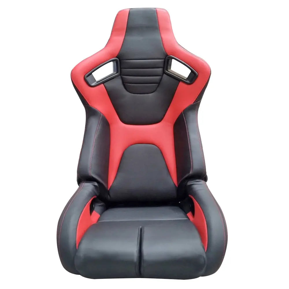 Reclinable Wingback Racing Seats PVC (Pair) – Max Motorsport