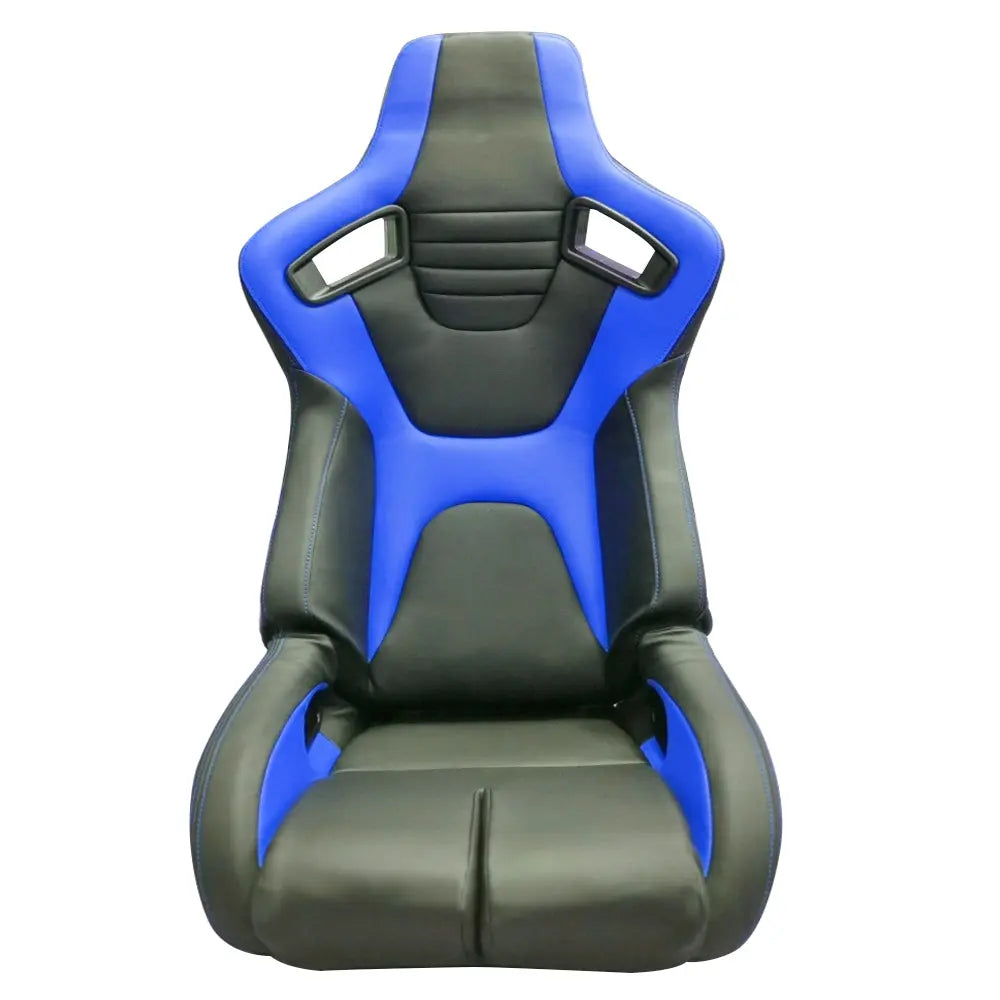 Reclinable Racing Seats PVC (Pair) Max Motorsport