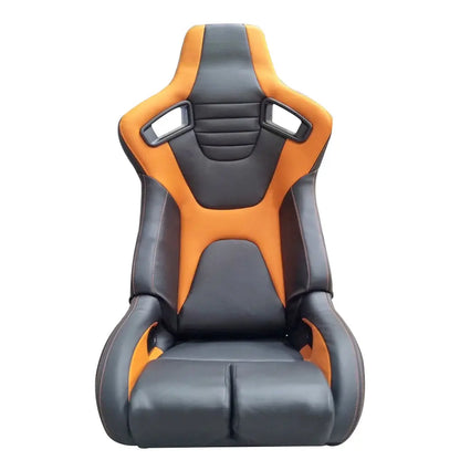 Reclinable Racing Seats PVC (Pair) Max Motorsport