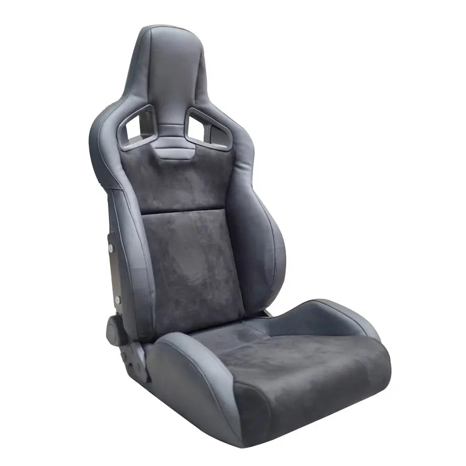 Reclinable Racing Seats PVC (Pair) Max Motorsport