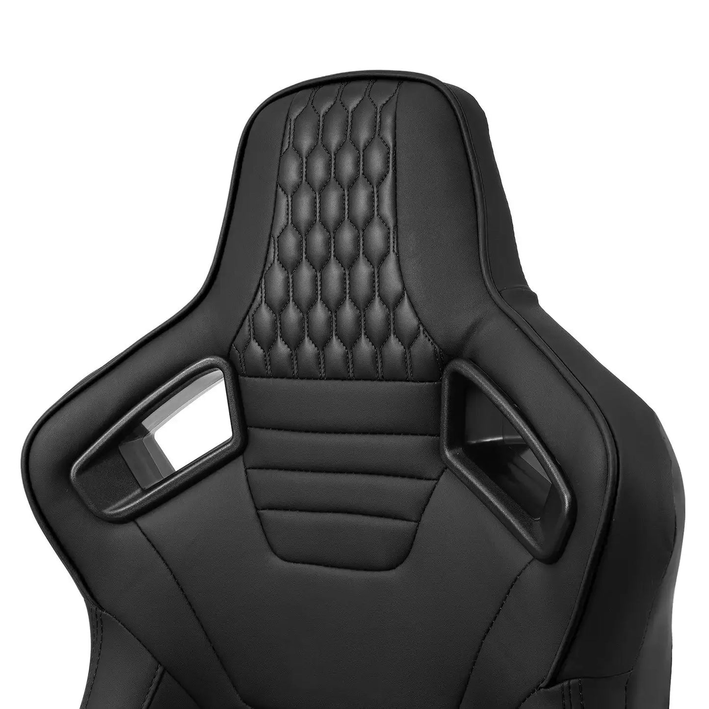 Reclinable Wingback Racing Seats PVC + Suede (Pair) Max Motorsport