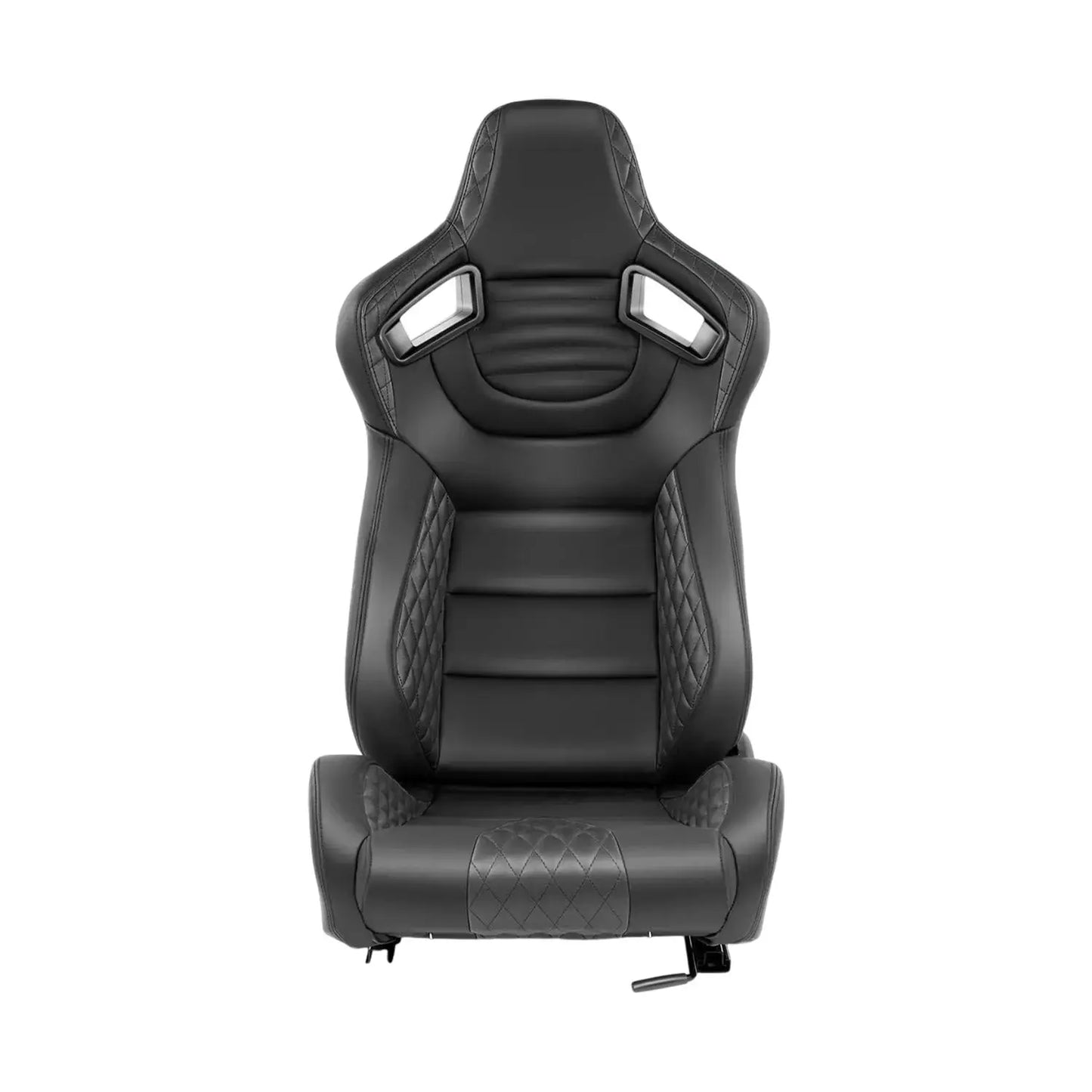 Reclinable Wingback Racing Seats PVC (Pair) Max Motorsport