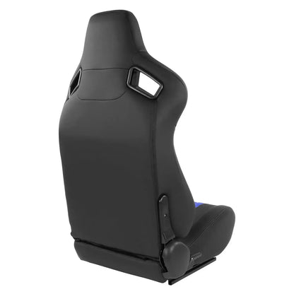 Reclinable Wingback Racing Seats PVC (Pair) Max Motorsport