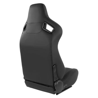 Reclinable Wingback Racing Seats PVC (Pair) Max Motorsport