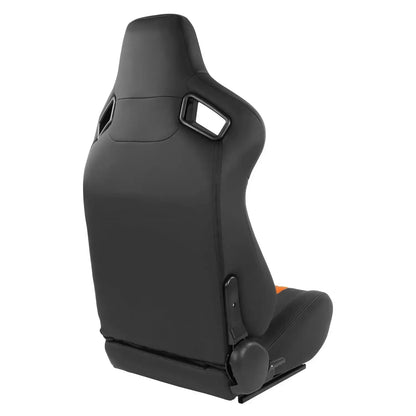 Reclinable Wingback Racing Seats PVC (Pair) Max Motorsport