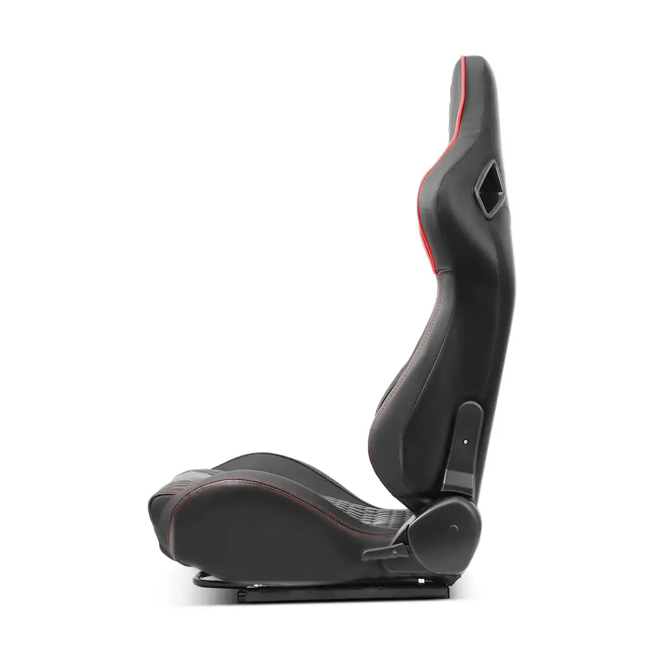 Reclinable Wingback Racing Seats PVC (Pair) Max Motorsport