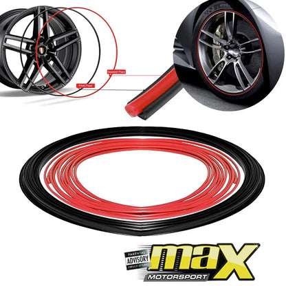 Rim Guard - Alloy Rim Wheel Protector maxmotorsports