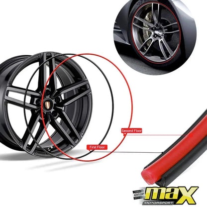 Rim Guard - Alloy Rim Wheel Protector maxmotorsports