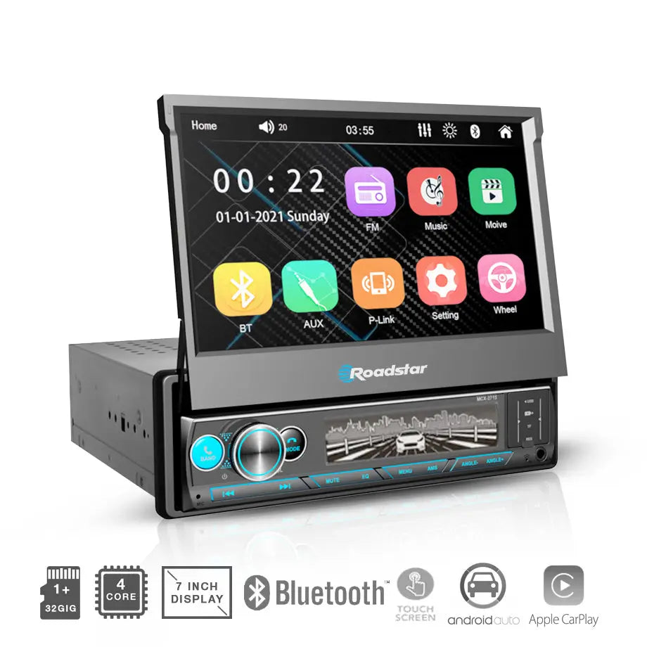 7 Inch Multimedia Screen Roadstar 7 Inch Multimedia Automatic In-Dash System With Apple Carplay ...