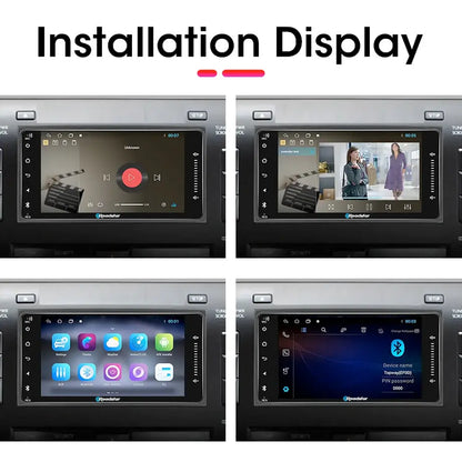 Roadstar - 7 Inch Toyota Android Multimedia Unit With Apple Carplay & Android Auto Targa