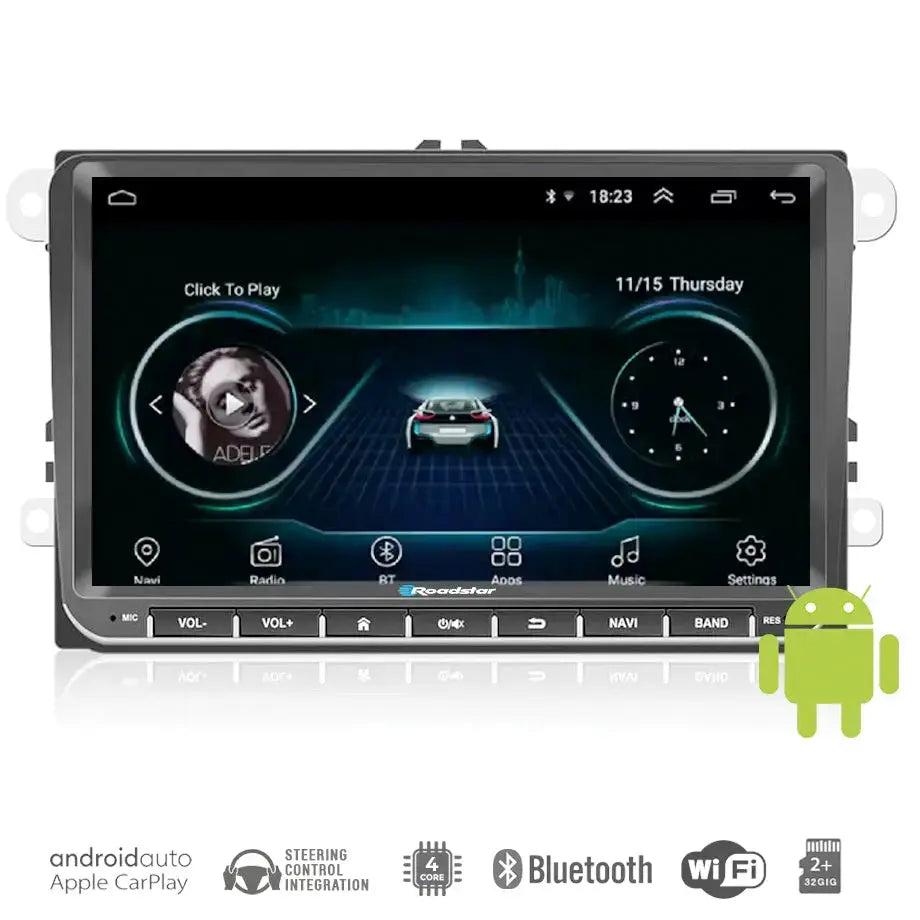 Roadstar - 9 Inch VW Android Multimedia Unit – Max Motorsport