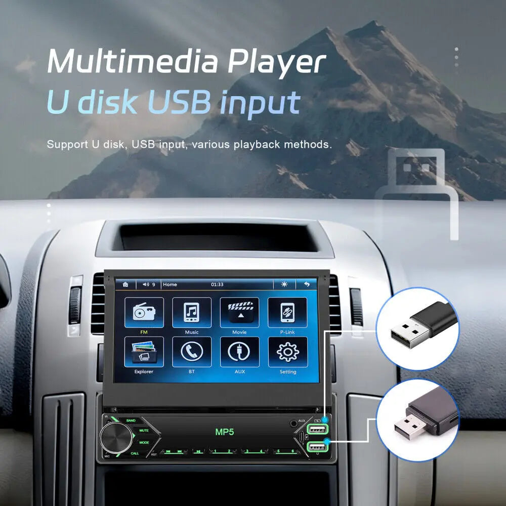 Roadstar RS3834 - 7 Inch Multimedia Manual In-Dash System Roadstar