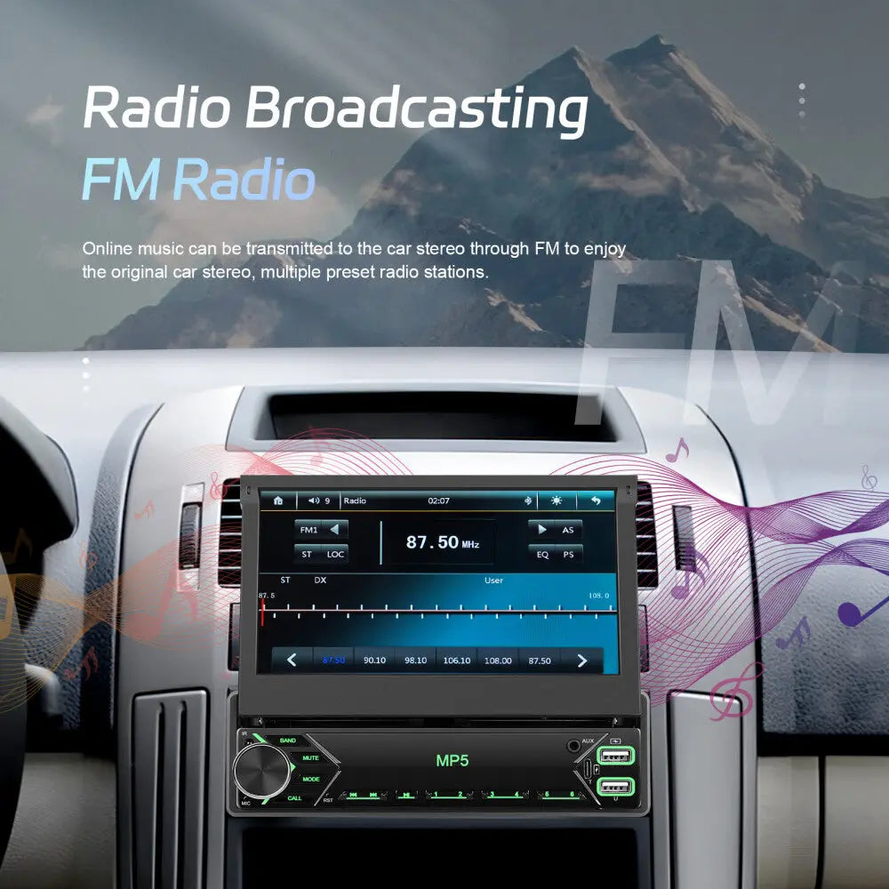 Roadstar RS3834 - 7 Inch Multimedia Manual In-Dash System Roadstar