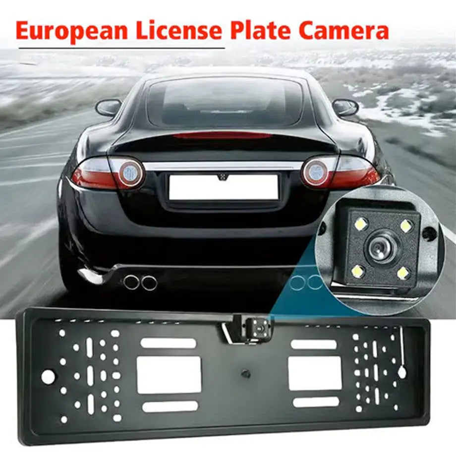 Roadstar - Universal Number Plate Holder With Built-In Rearview Camera maxmotorsports