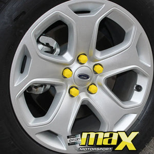 Silicone Protective Wheel Nut Covers (Yellow) maxmotorsports