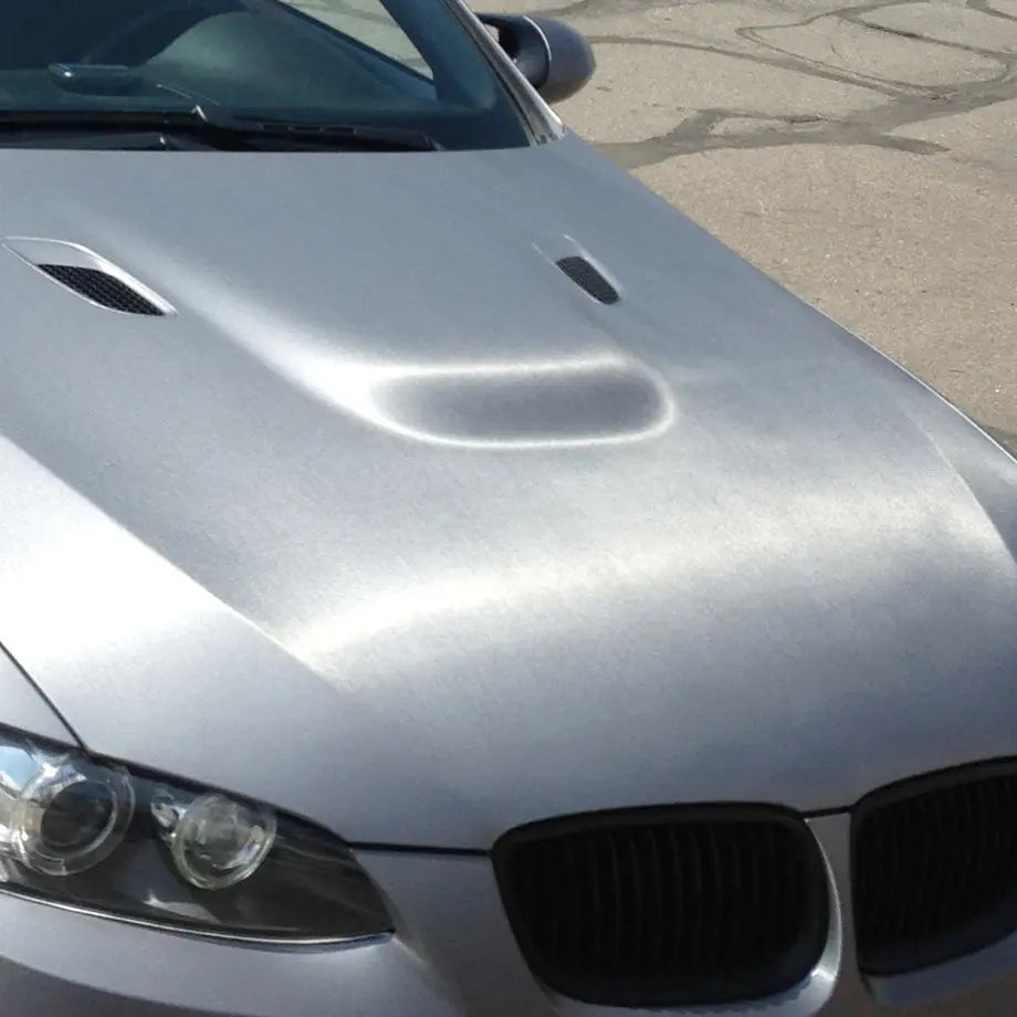 Silver Brushed Aluminium Vinyl Wrap – Max Motorsport