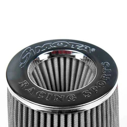 Simota 76mm Dual Cone Air Filter (Grey) Simota