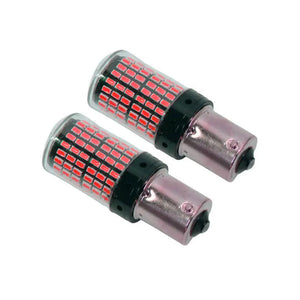 Single Contact 144 LED Bulbs  Red (pair) Max Motorsport