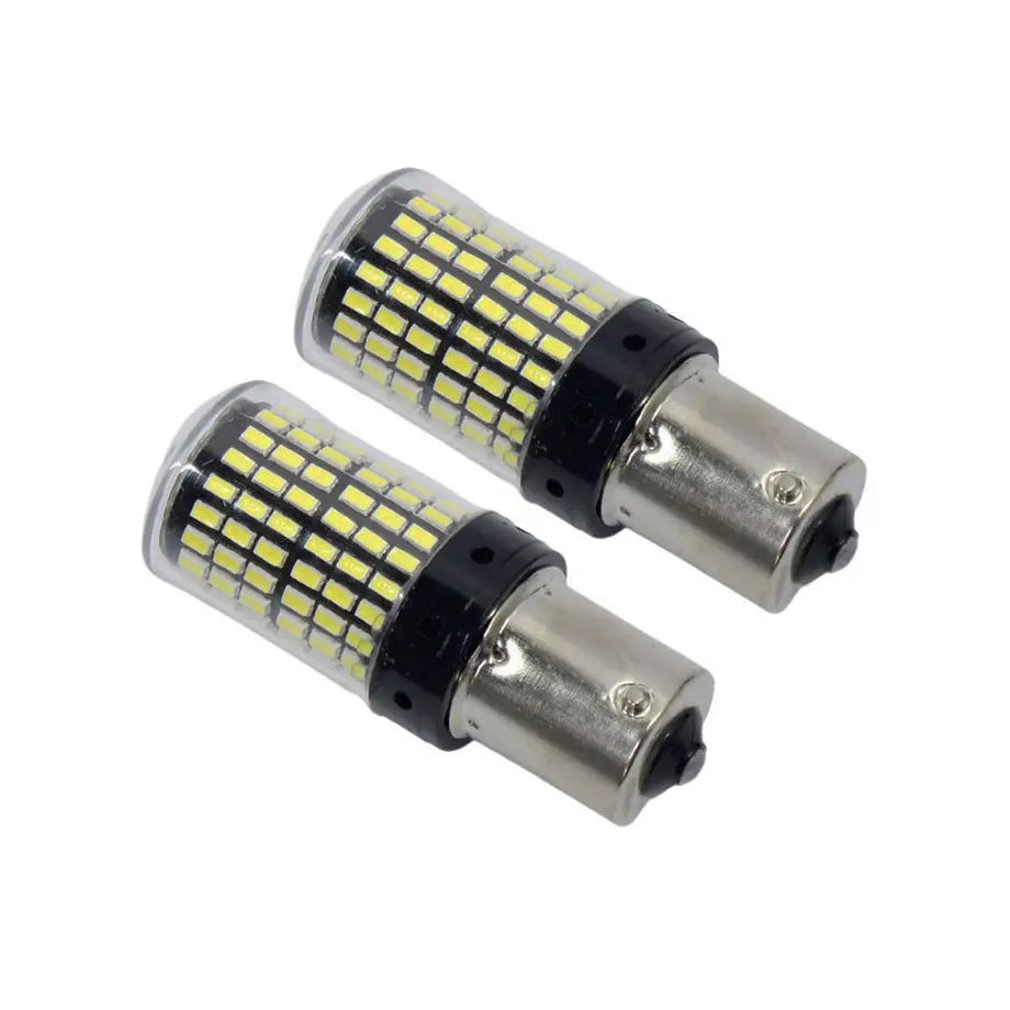 Single Contact 144 LED Bulbs  White (pair) Max Motorsport