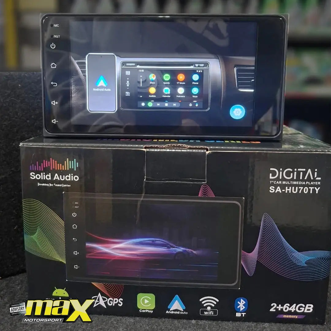 Solid Audio SA-HU70TY 7" Universal Toyota Android Multimedia Navigation System Solid Audio