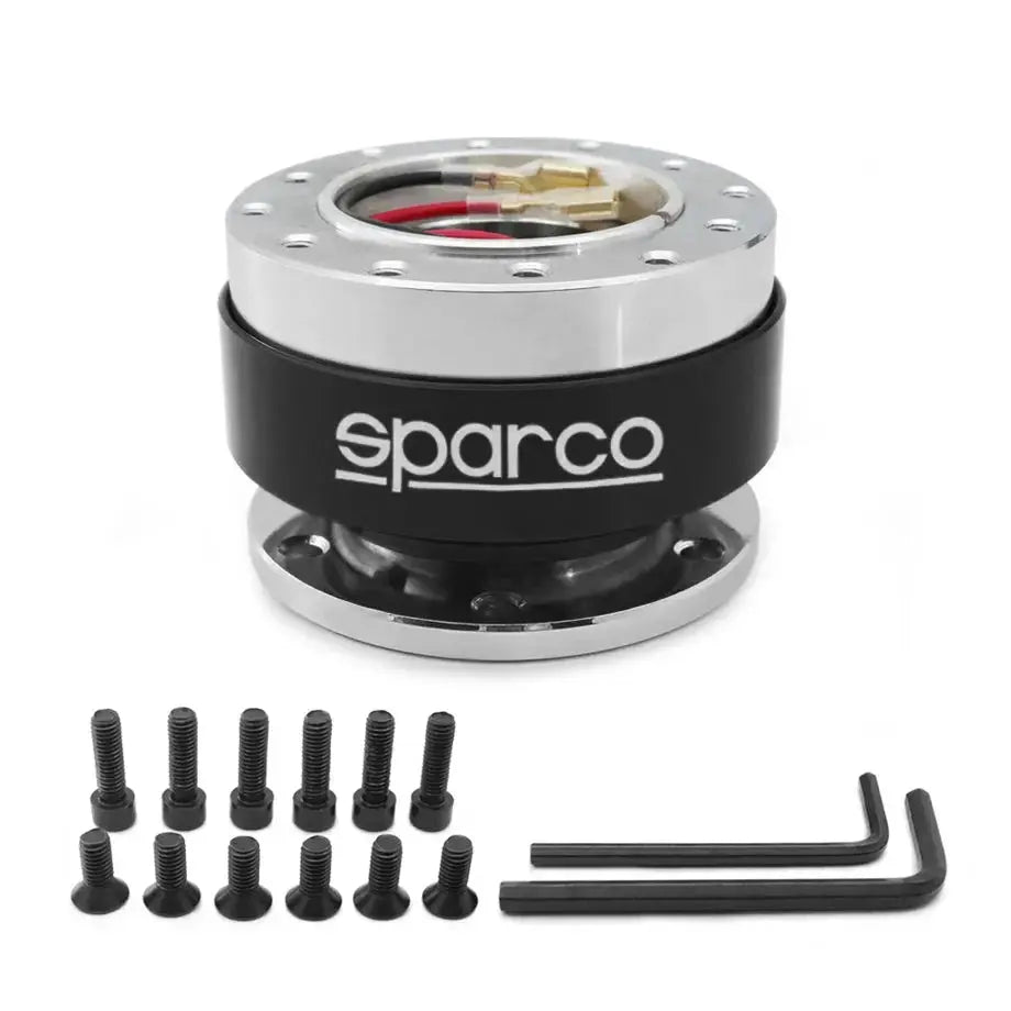 Sparco Quick Release Steering Wheel Hub Kit (Black) Max Motorsport