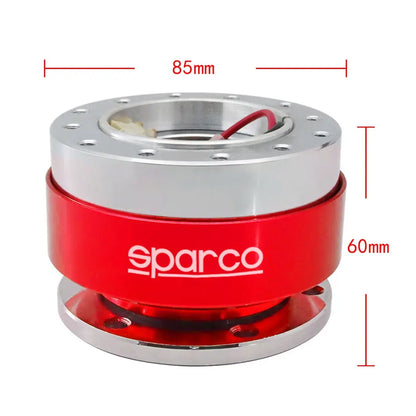 Sparco Quick Release Steering Wheel Hub Kit (Red) Max Motorsport