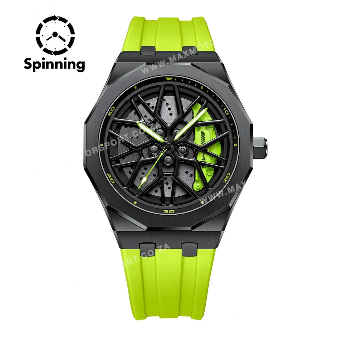 Sports Car Rim Wheel Watch - Benz G55 Spinning Face Max Motorsport