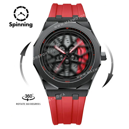 Sports Car Rim Wheel Watch - Benz G55 Spinning Face Max Motorsport