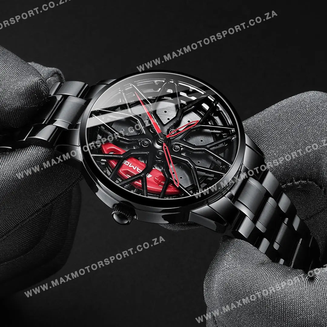 Sports Car Rim Wheel Watch - Benz G63 Spinning Face – Max Motorsport
