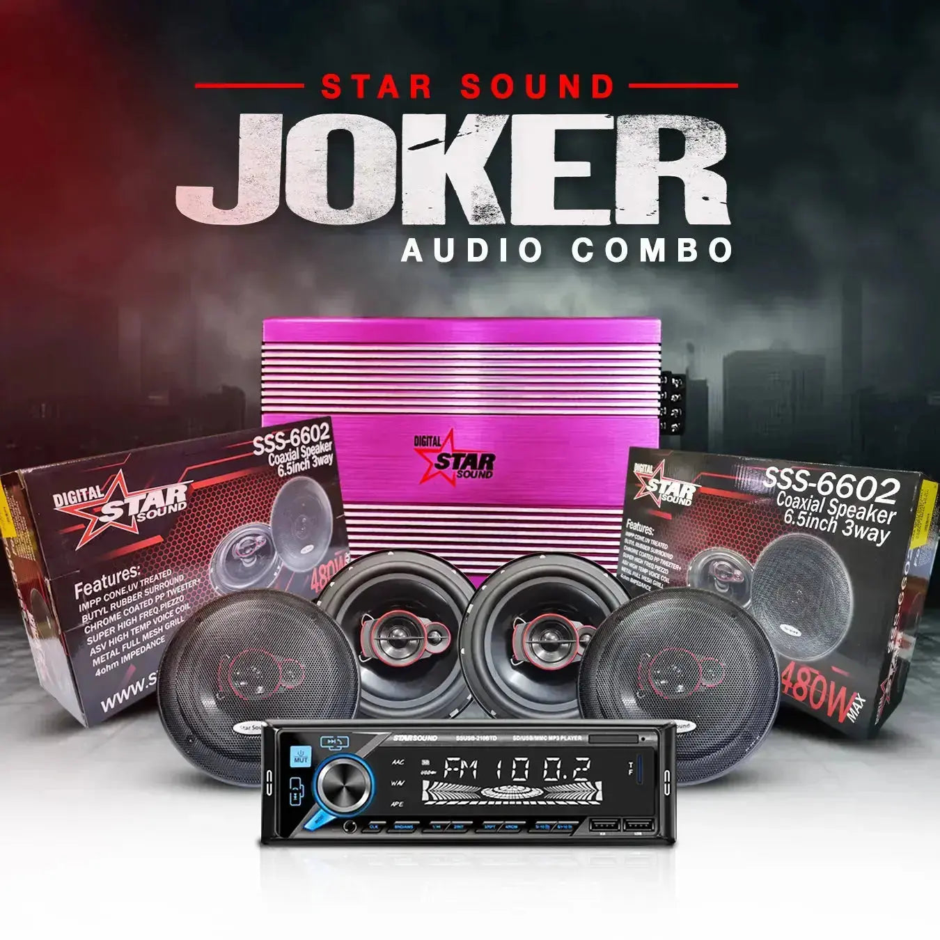 Star Sound Jigsaw Audio Combo Ice Power