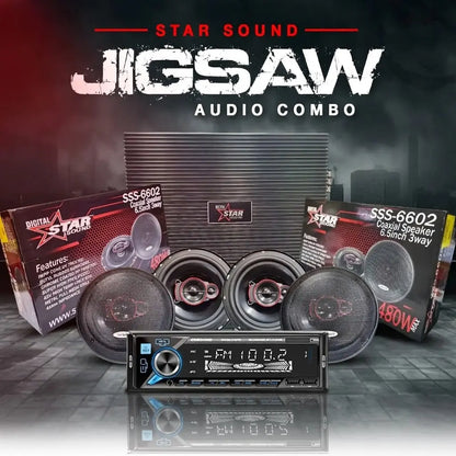 Star Sound Jigsaw Audio Combo +FREE Tweeters Ice Power