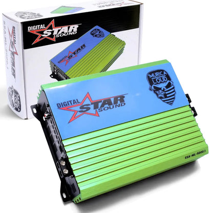 Star Sound SSA-ML-5000.1  Murica Series Monoblock Amplifier - 5000W RMS Star Sound
