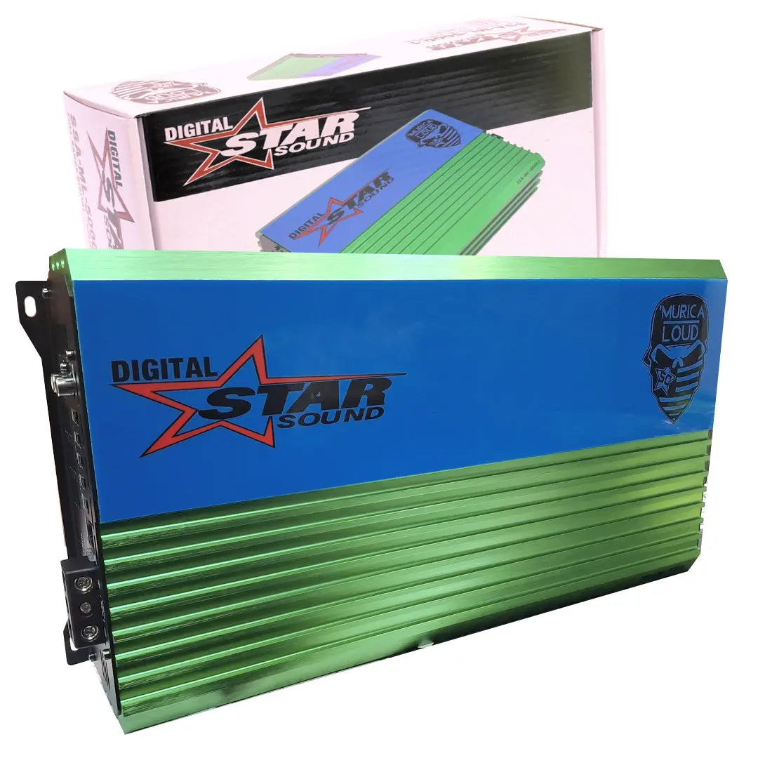 Star Sound SSA-ML-8000.1  Murica Series Monoblock Amplifier - 8000W RMS Star Sound