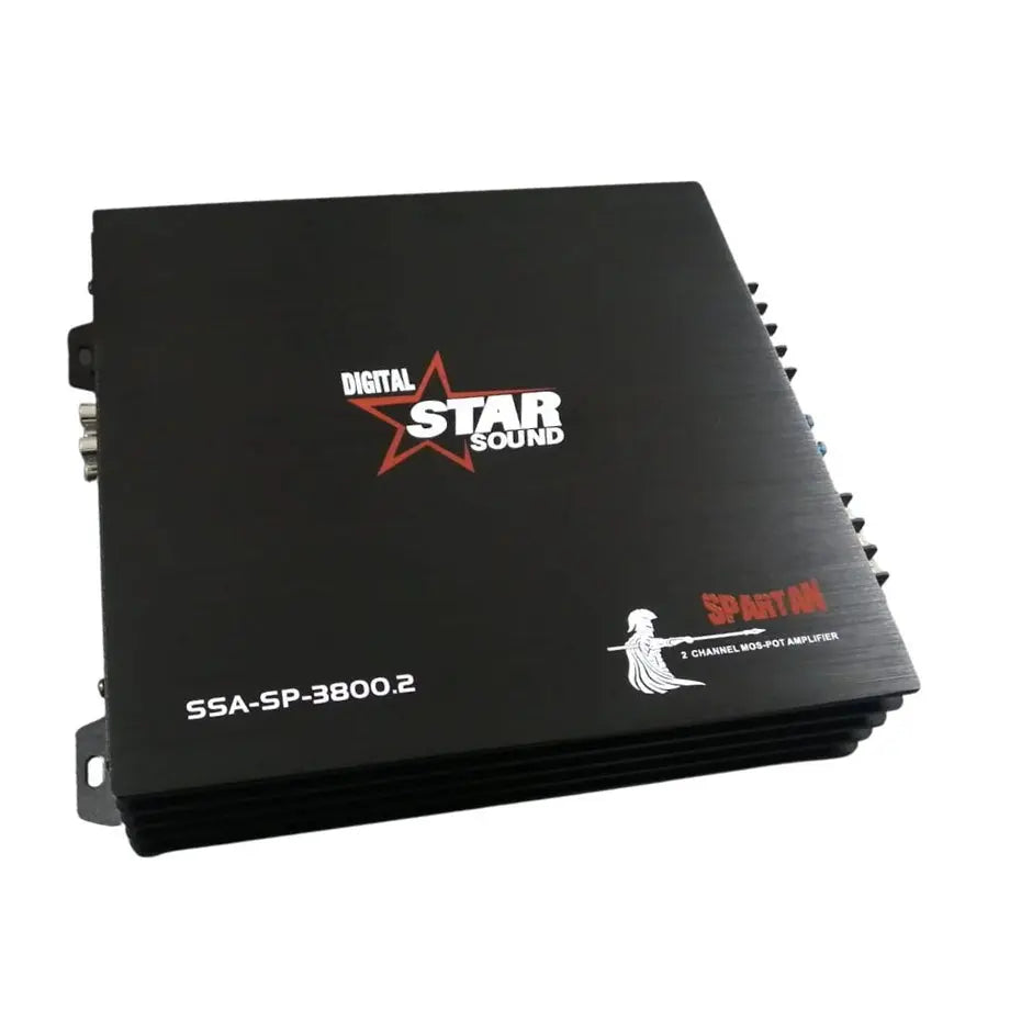 Star Sound SSA-SP-3800.2 Spartan Series 2-Channel Amplifier Max Motorsport
