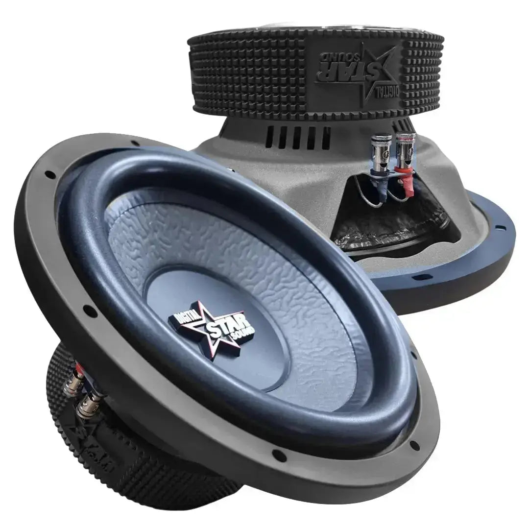 Star Sound SSW-S10-13200D4 10" Grey Cone D4 DVC Subwoofer - 13200W Star Sound