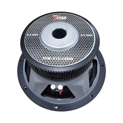 Star Sound SSW-S12-13500D4 12" Grey Cone D4 DVC Subwoofer - 13500W Star Sound