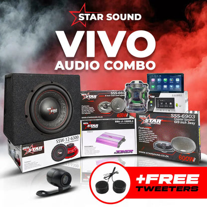 Star Sound Vivo Audio Combo + FREE Tweeters Star Sound