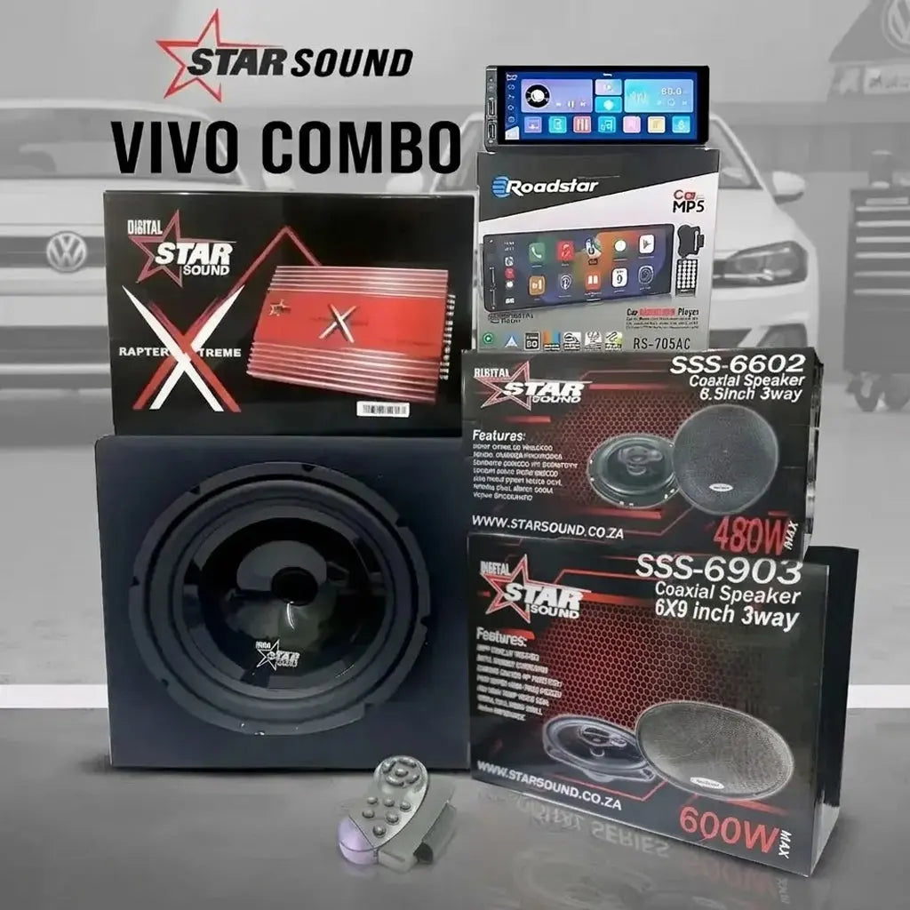 Star Sound Vivo Audio Combo +FREE Tweeters Star Sound