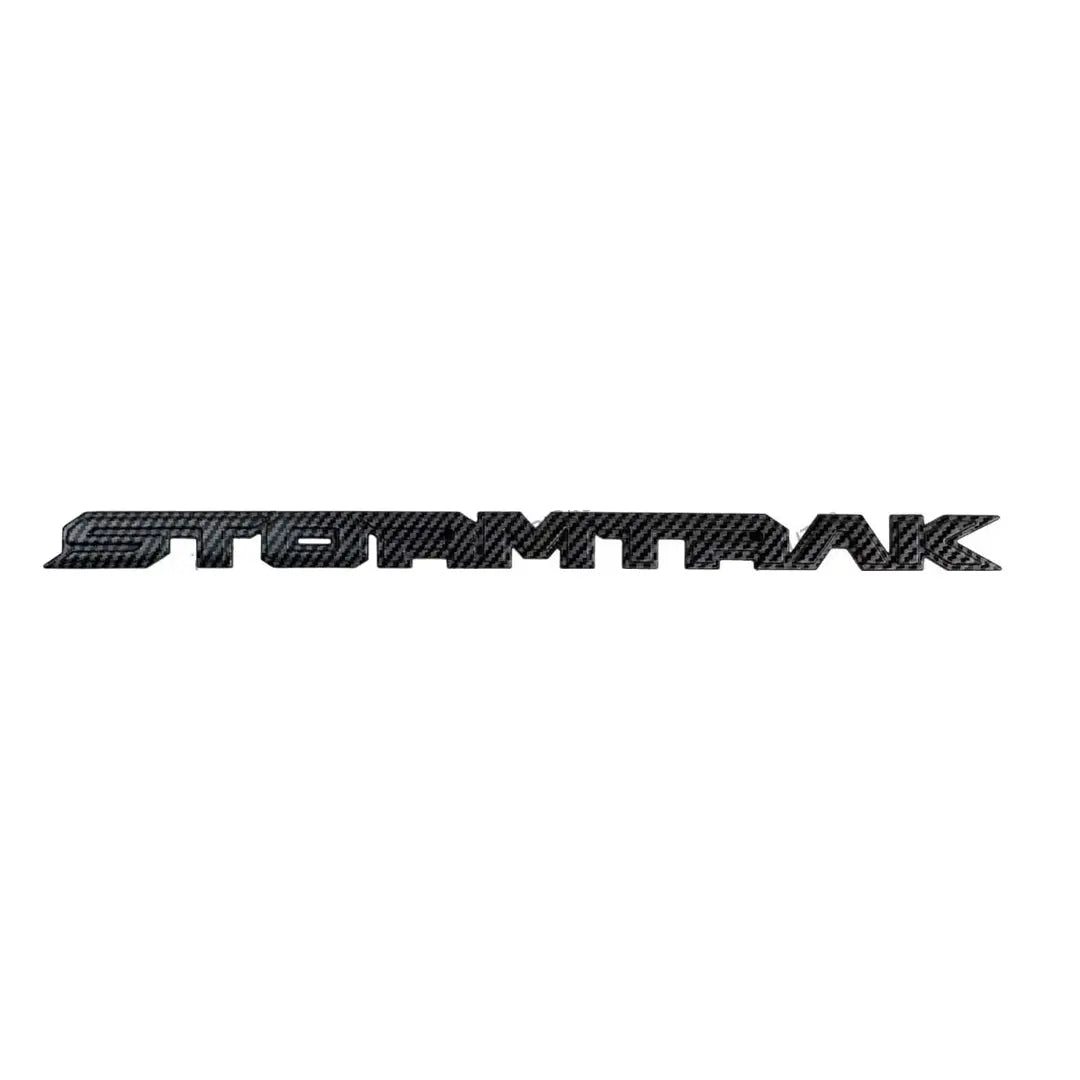 Stormtrak Lettering Badge - (Carbon Look) Max Motorsport
