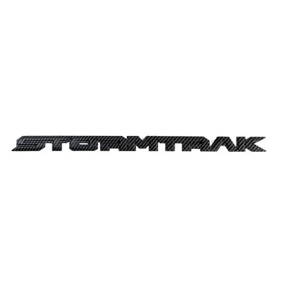 Stormtrak Lettering Badge - (Carbon Look) Max Motorsport