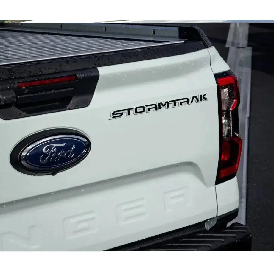 Stormtrak Lettering Badge - (White & Black) Max Motorsport