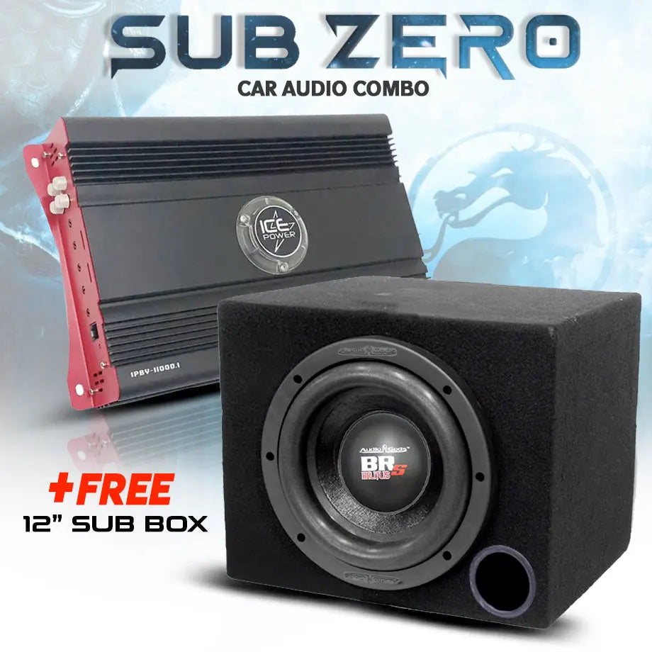 Sub-Zero Car Audio Combo +FREE Sub Box Max Motorsport