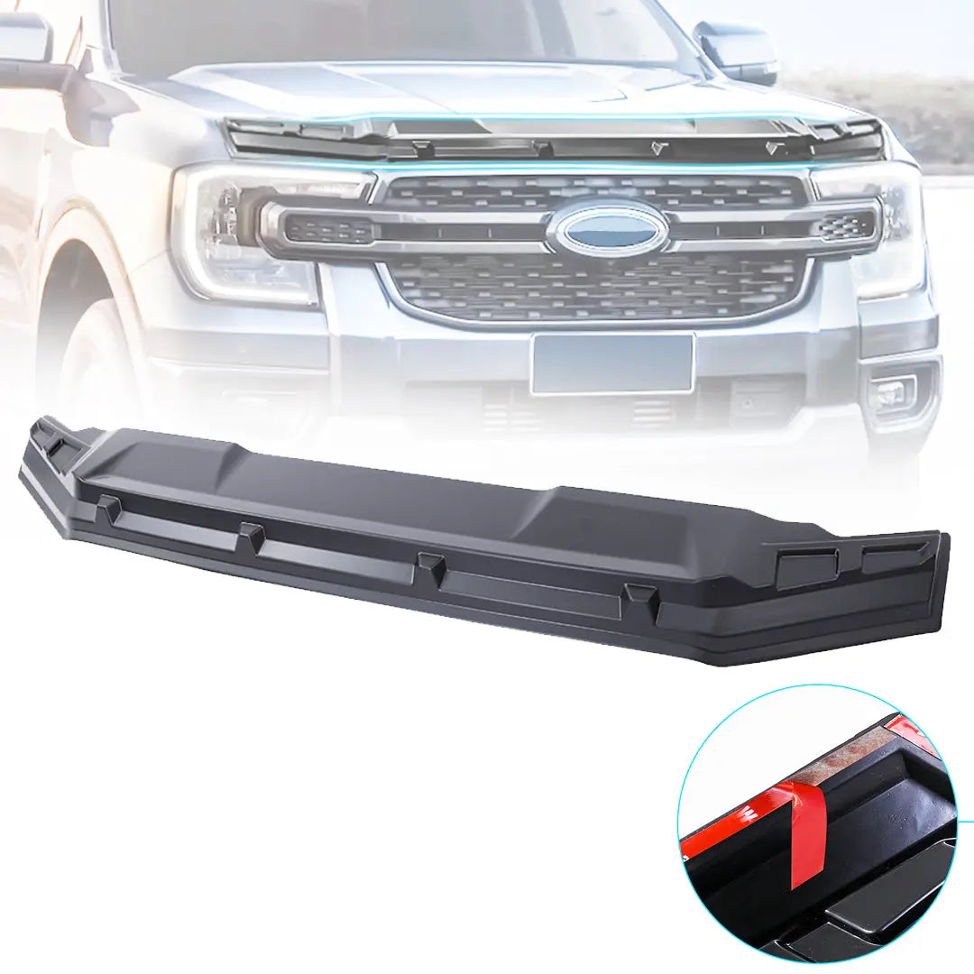 Suitable To Fit -  Ranger Next Gen Off-Road Gravel Bonnet Guard - Matte Black Max Motorsport