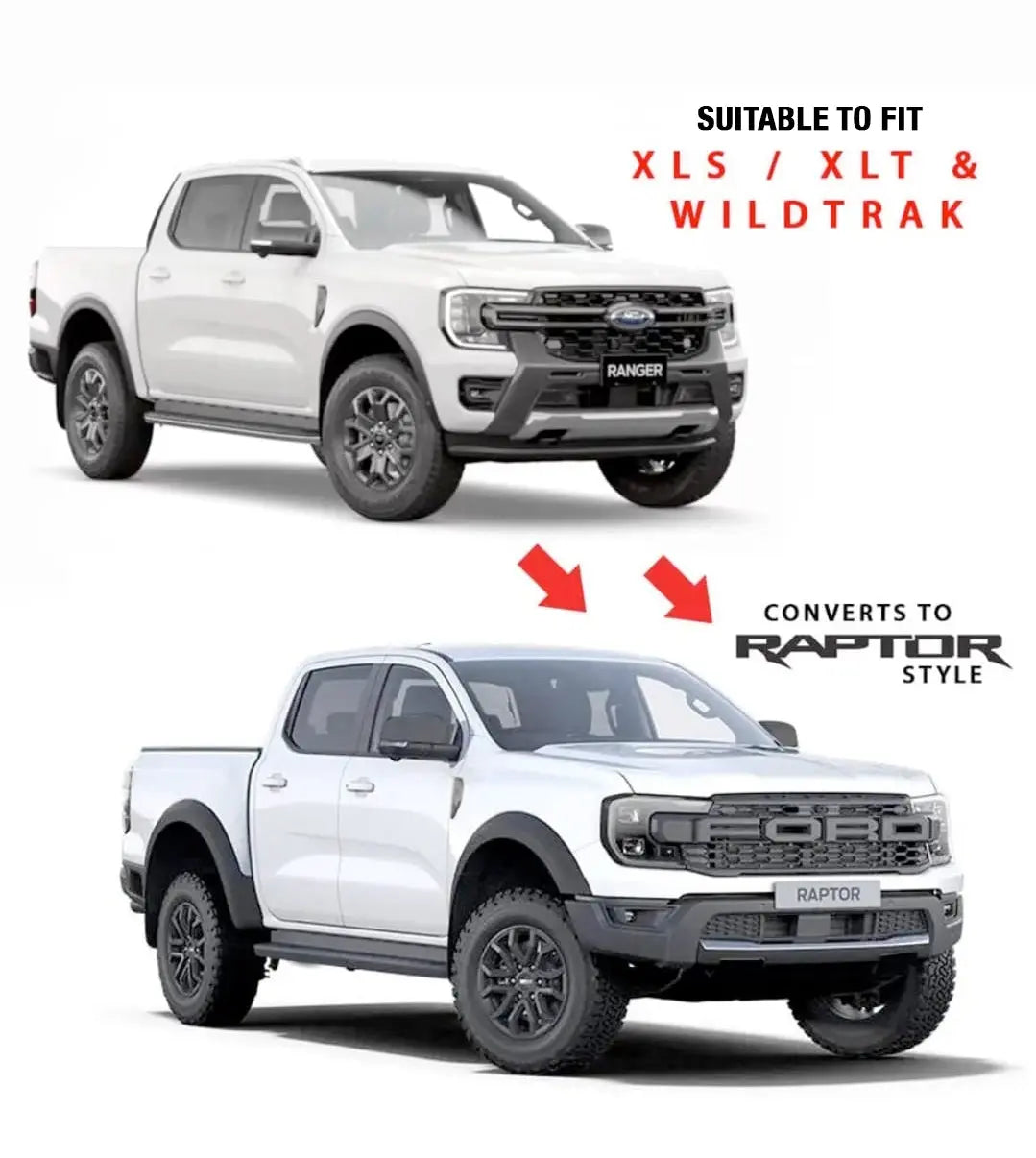 Suitable To Fit - Ranger To Next Gen Raptor Conversion Body Kit (22-On ...