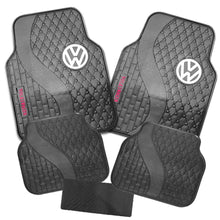 Load image into Gallery viewer, Suitable To Fit - VW 5-Piece Rubber Car Mats (White) Max Motorsport
