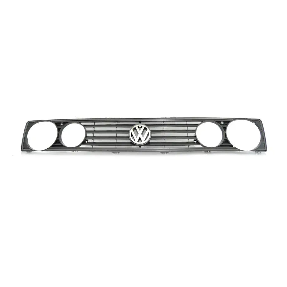 Suitable To Fit - VW Golf 1 Big Badge Double Headlight Grille (Plastic) Max Motorsport