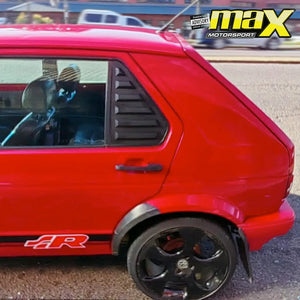 Suitable To Fit - VW Golf 1 Fiberglass Side Window Louver Max Motorsport